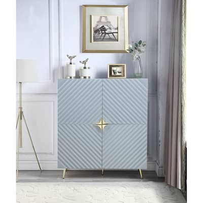 Kylie Accent Cabinet with Metal Leg