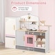 preview thumbnail 3 of 10, Costway Kids Chef Play Kitchen Set Toddlers Wooden Pretend Toy Playset - See Details