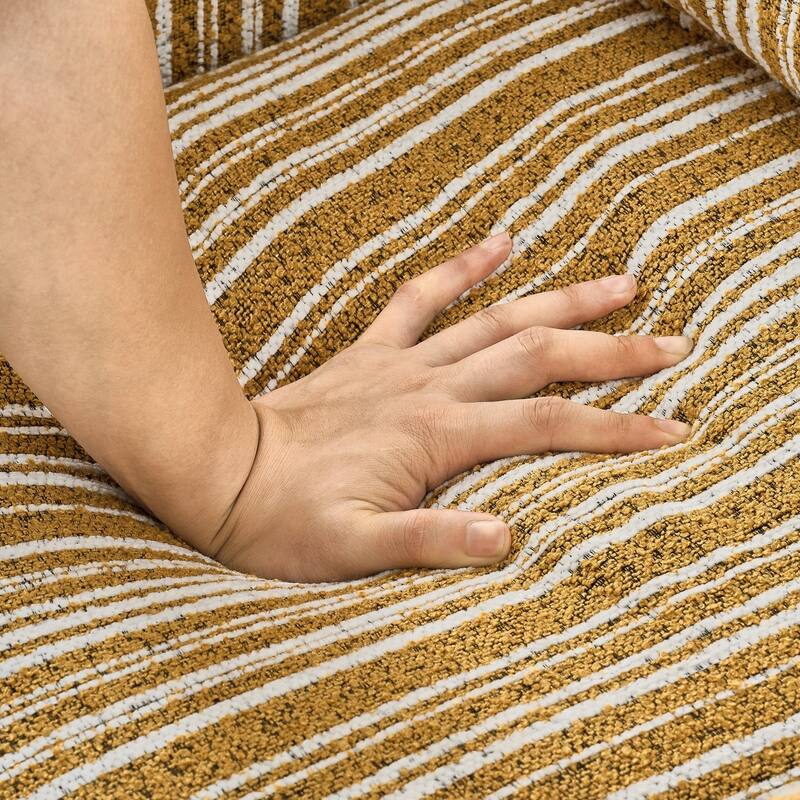 Yellow Side Chair Lounge Chair with Nailhead Trim, Leisure Chair Accent Chair Dressing Chair Reading Chair