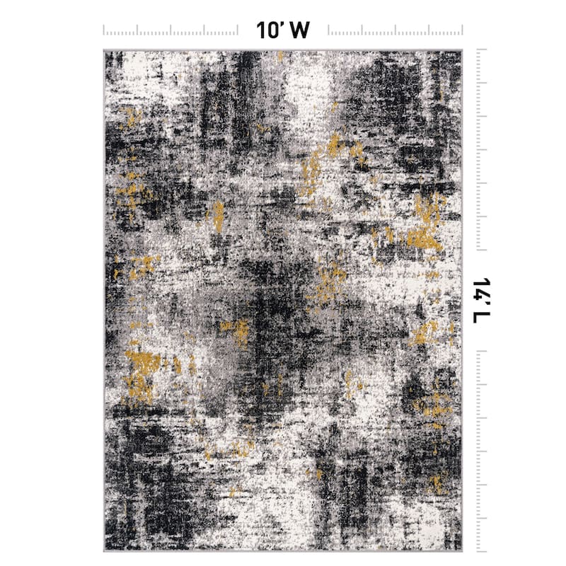 World Rug Gallery Adare Contemporary Abstract Area Rug