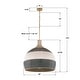 preview thumbnail 3 of 8, Crystorama Lighting Group ZAN-9006 Zanzibar 6 Light 26" Wide Pendant