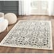 SAFAVIEH Handmade Cambridge Myrtis Moroccan Wool Rug - 3' x 5' - Black/Ivory