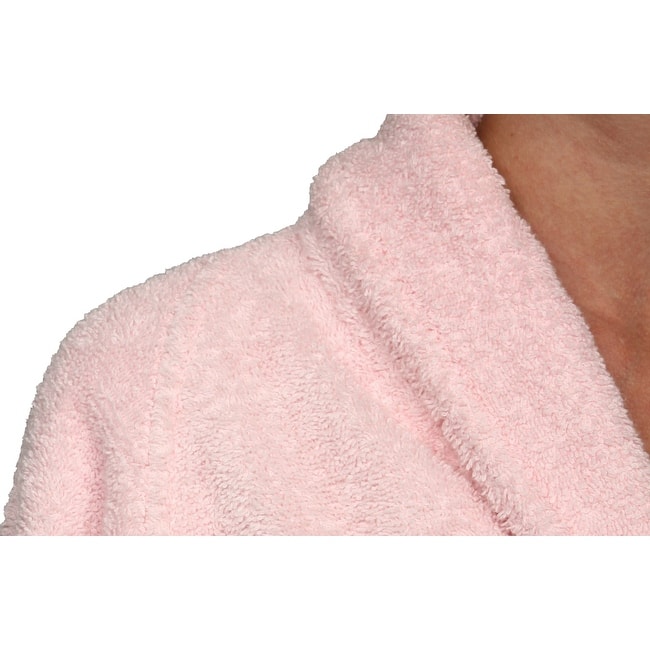 100% Cotton Soft Terry Adult Unisex Lightweight Bathrobe by Superior