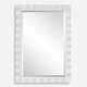 preview thumbnail 1 of 4, Uttermost 09981 Haya 28-1/4" W x 40" H Rectangular Framed Bathroom White
