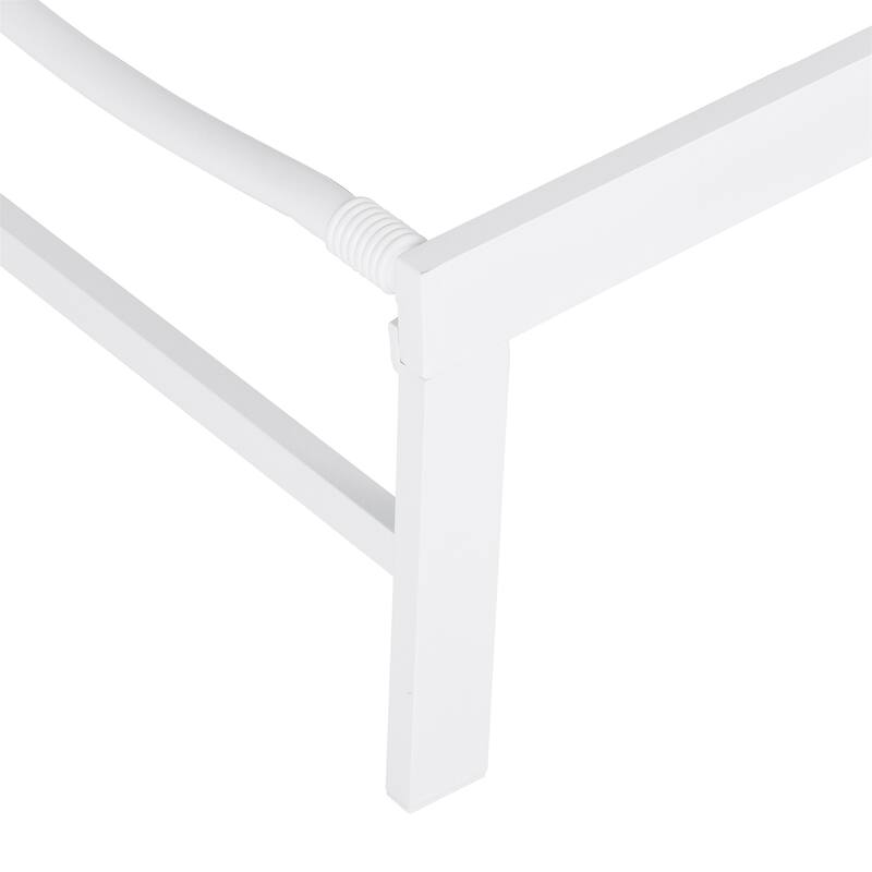 VredHom Outdoor Patio Adjustable Aluminum Chaise Lounges (Set of 4) - 76.38" L x 23.62" W x 13" H