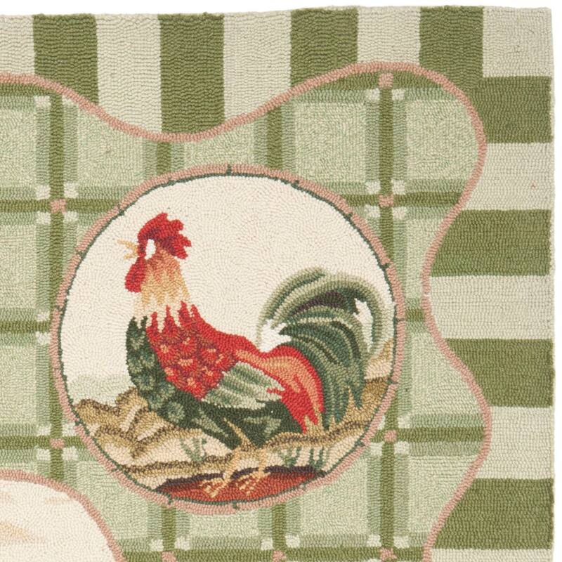 SAFAVIEH Handmade Chelsea Tatyana French Country Wool Rug