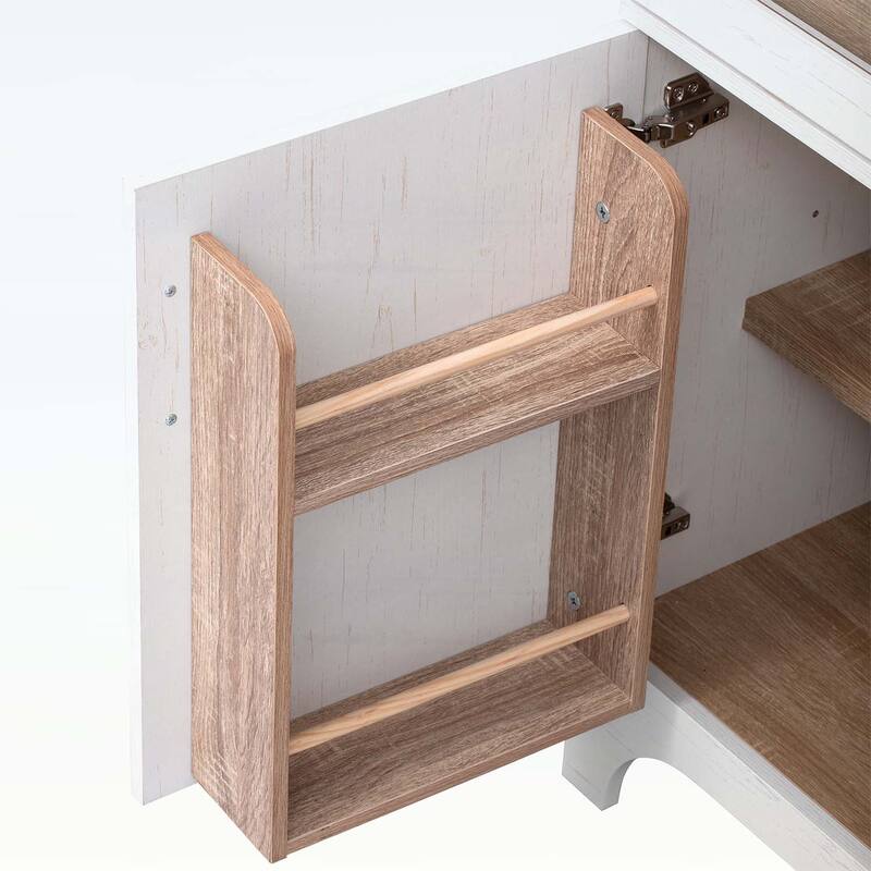 71 Inch Tall Cabinet for Versatile Storage and Elegant Farmhouse Design