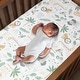 preview thumbnail 2 of 3, Lambs & Ivy Jungle Friends 100% Cotton Safari Animals Baby Fitted Crib Sheet