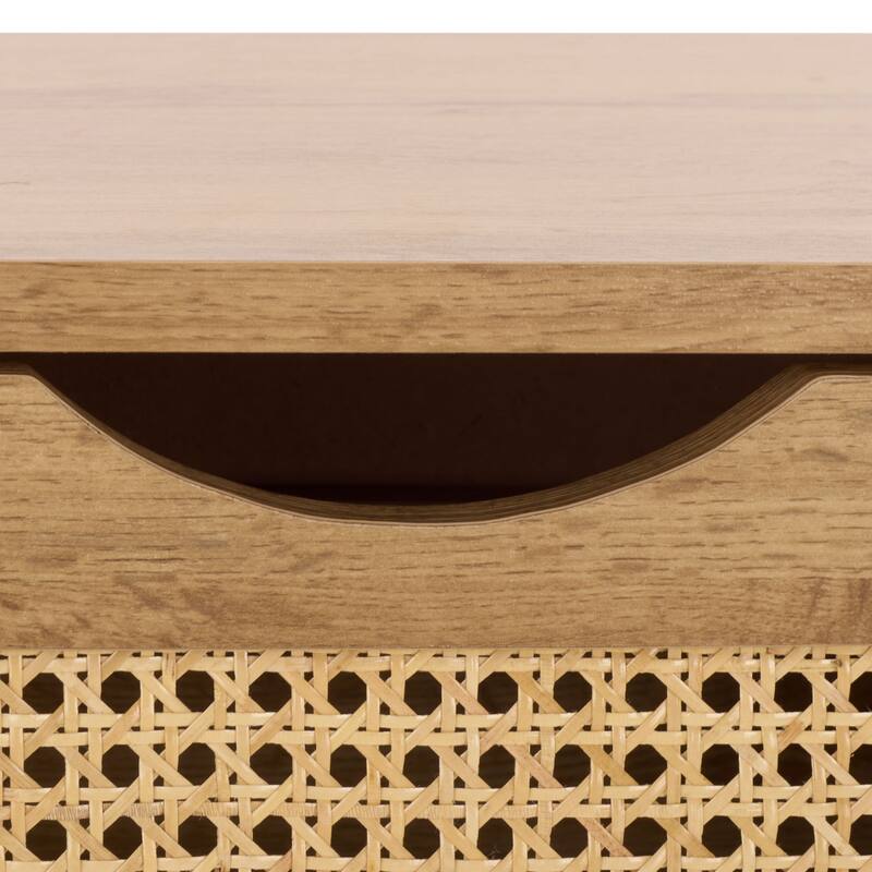 SAFAVIEH Home Seeley 2-Drawer Console Table - 47"W x 14"D x 32"H