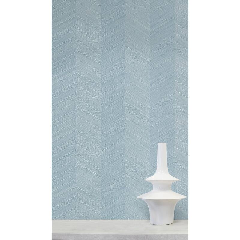 Seabrook Designs Chevy Hemp Embossed Vinyl Unpasted Wallpaper