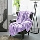 preview thumbnail 71 of 111, Heavy FauxFur Throw -50''x60''/60''x80'' 50" x 60" - Lavender Fog