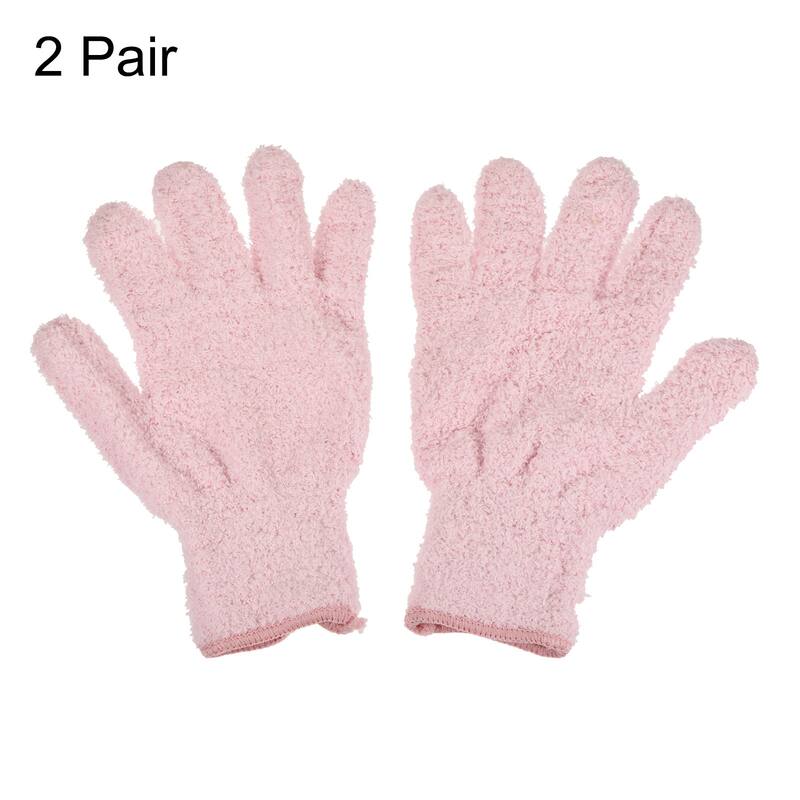 Dusting Cleaning Gloves Microfiber Mittens for Plant Blind Lamp Window