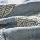 preview thumbnail 9 of 24, 100% Cotton Jacquard Throw Blanket, Paisley Floral Breathable Lightweight Soft Bed Sofa Blanket