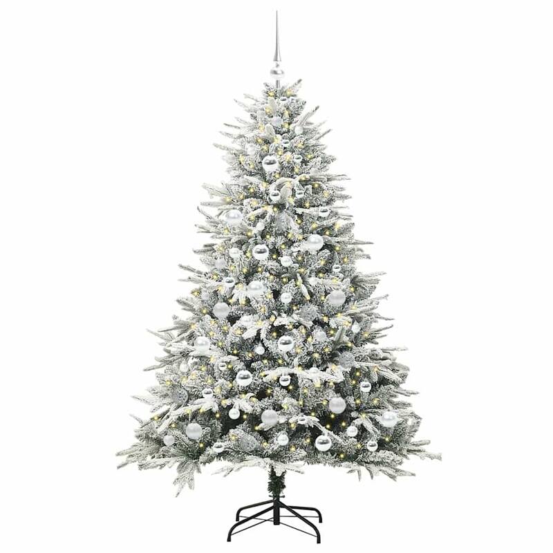 vidaXL Artificial Christmas Tree Green PVC