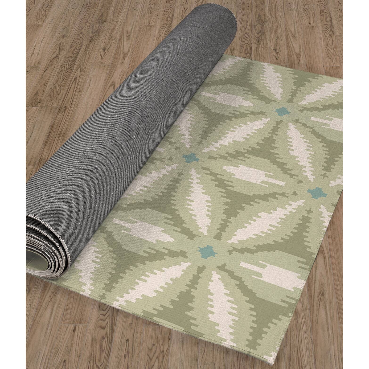 SKETCH A DAISY SAGE Kitchen Mat By Kavka Designs Bed Bath & Beyond
