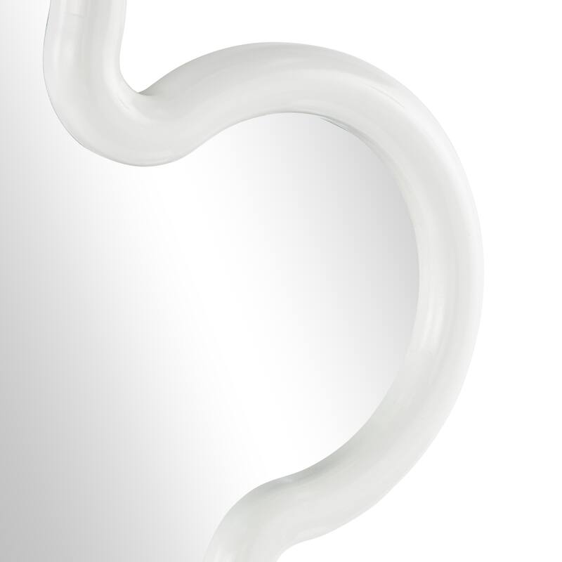 Black or White Wood Large Star Room Wall Mirror