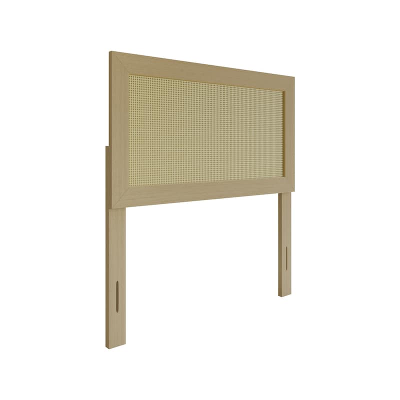 CraftPorch Chic Wooden Panel Headboard - Antique Oak - Twin