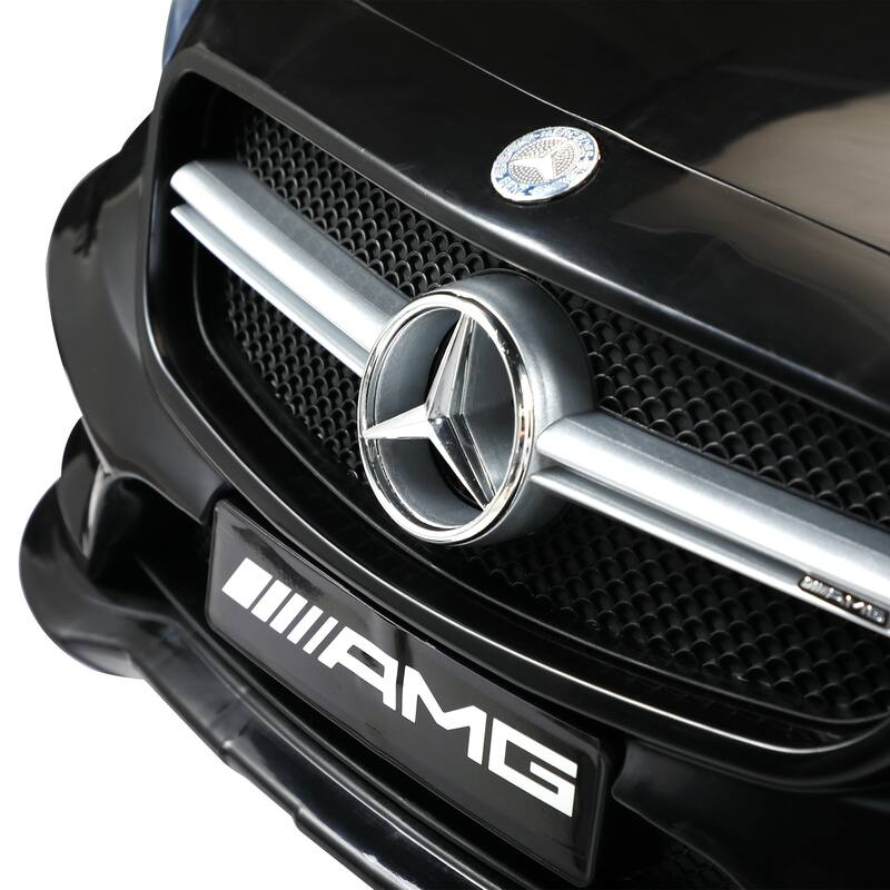 Licensed Mercedes Benz AMG 6V Kids Ride-On Electric Car, Remote Control, Music, USB, Black