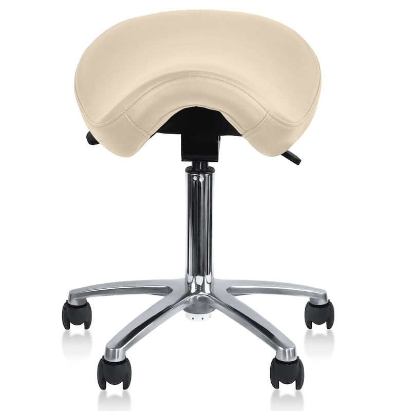 Adjustable Black Firm Saddle Stool Tilt Chair With Wheels Salon Dental Hygienist Rolling Dentist Clinical Hospital Lab