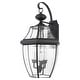 preview thumbnail 1 of 0, Newbury 3-Light Outdoor Wall Lantern in Mystic Black Mystic Black