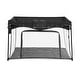 preview thumbnail 12 of 20, Dream On Me Ziggy Square Baby Playpen Black & White