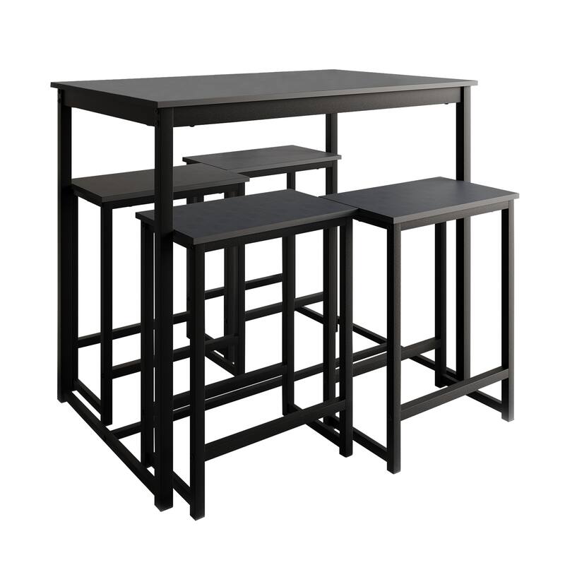 CraftPorch Elegant 5-piece Metal Dining Set