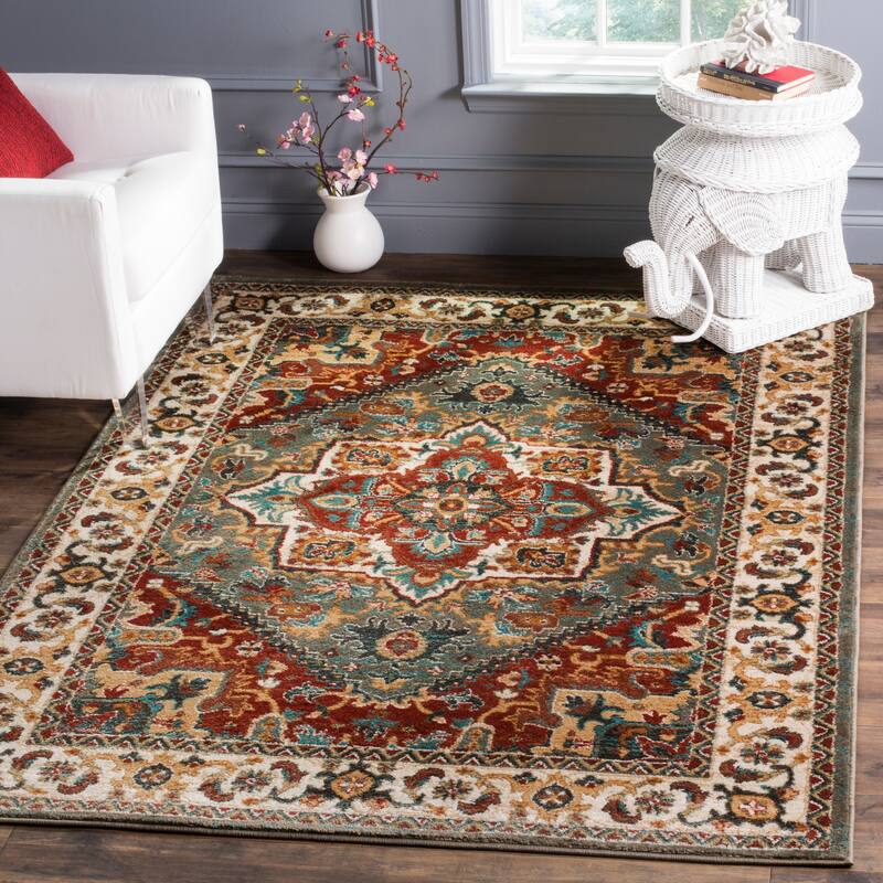 SAFAVIEH Summit Evalyn Traditional Oriental Rug - 5'1" x 7'6" - Grey/Ivory