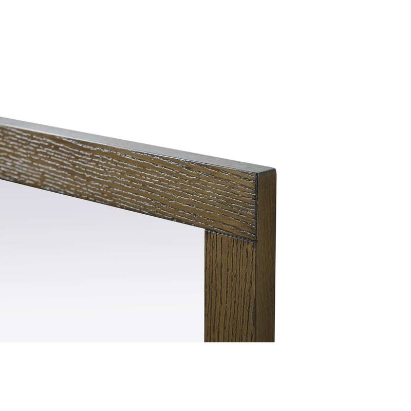 Solene Wooden Rectangle Mirror (42-48 x 36 in.)