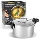 preview thumbnail 1 of 8, Gotham Steel Stainless Steel Pasta Pot with Built-In Strainer and Locking Handles Multi-Purpose Stock Pot