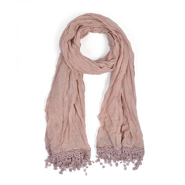 Women's Taupe Viscose Scarf LS4320 - Regular. Opens flyout.
