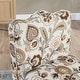 preview thumbnail 32 of 35, Floral Design Accent Chair with Soft Seat Cushion and Backrest
