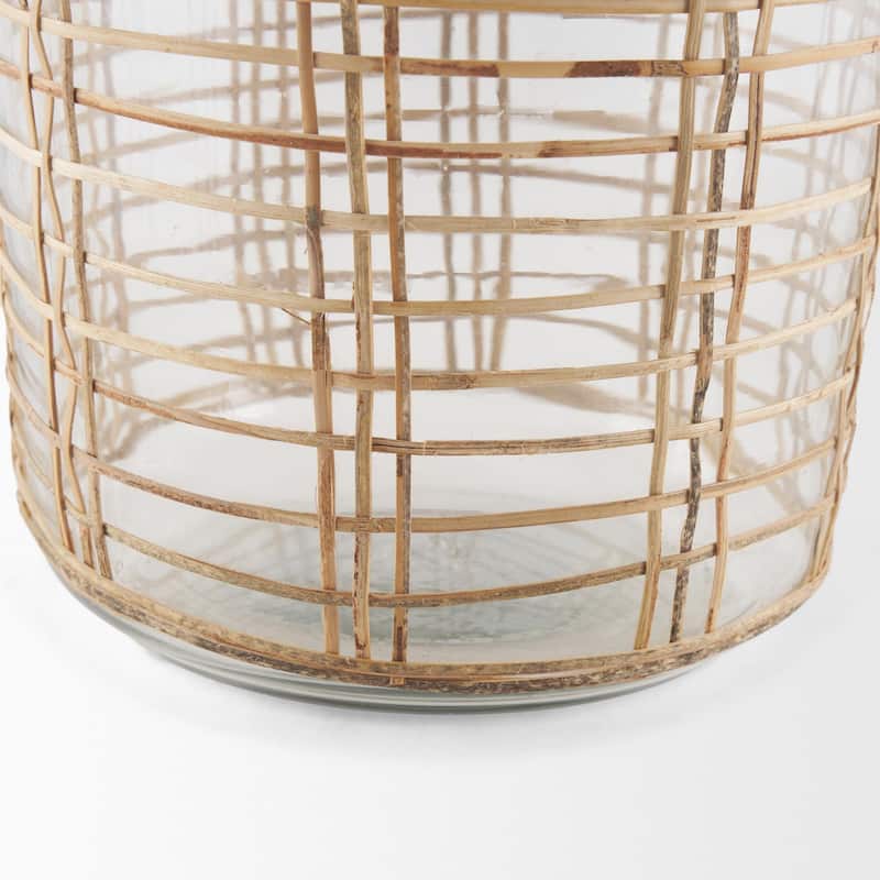 Troian Medium Glass Bottle - 7.5L x 7.5W x 14.5H