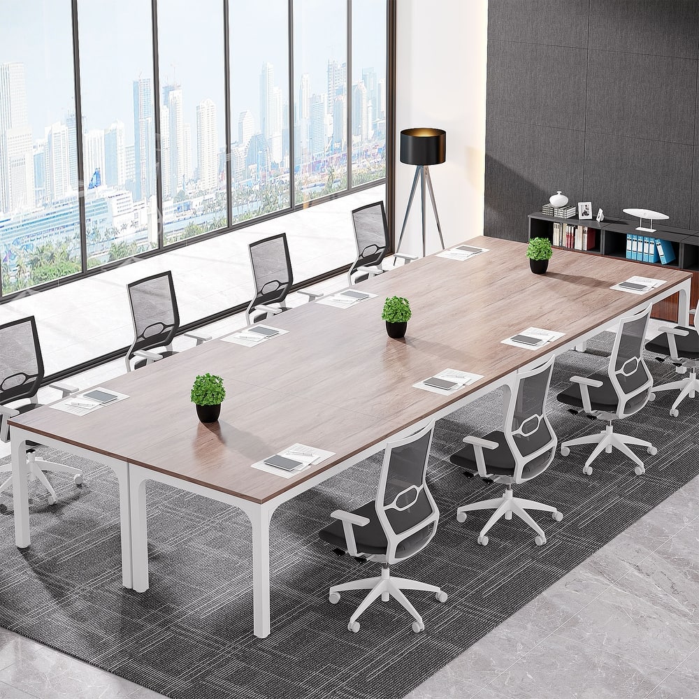 6.5FT Conference Meeting Seminar Business Table Set for 12-16 Person (Set of 4) - 4PCS