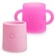 preview thumbnail 13 of 12, PopYum Silicone Training Cup, 2-Pack Pink/Purple