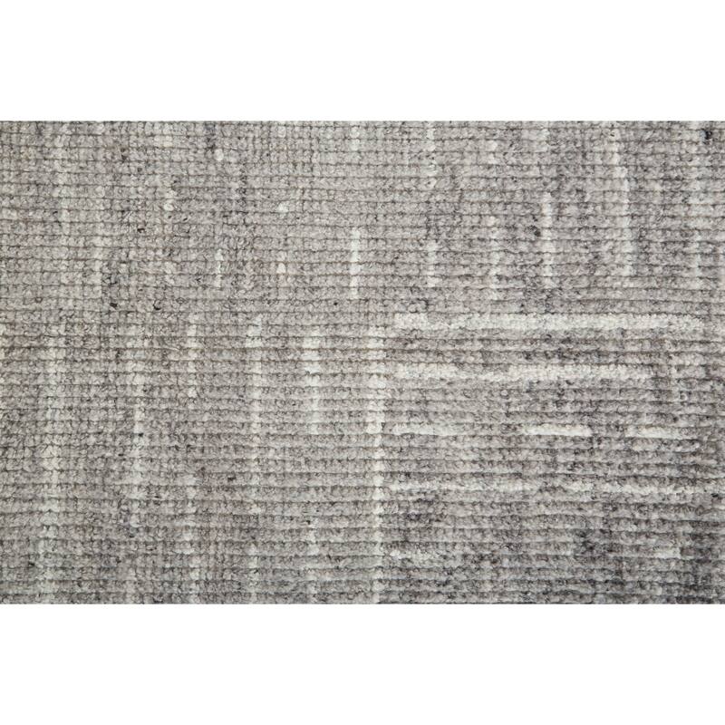 Grand Bazaar Rheed Hand Knotted Checkered Modern Area Rug