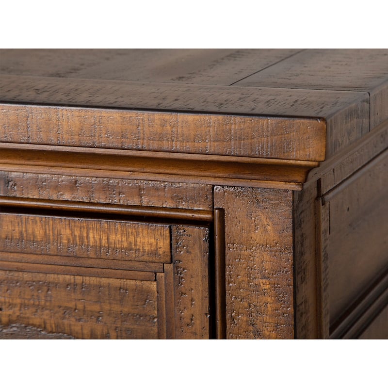 Magnussen Home Bay Creek Toasted Nutmeg Rectangular End Table - 20''W x 26''D x 24''H