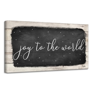 Ready2HangArt 'Joy to the World' Holiday Canvas Wall Art by Olivia Rose