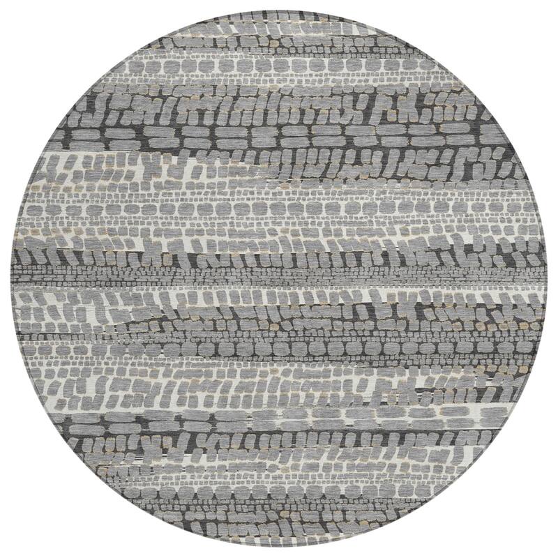 Machine Washable Indoor/ Outdoor Modern Winfield Chantille Rug