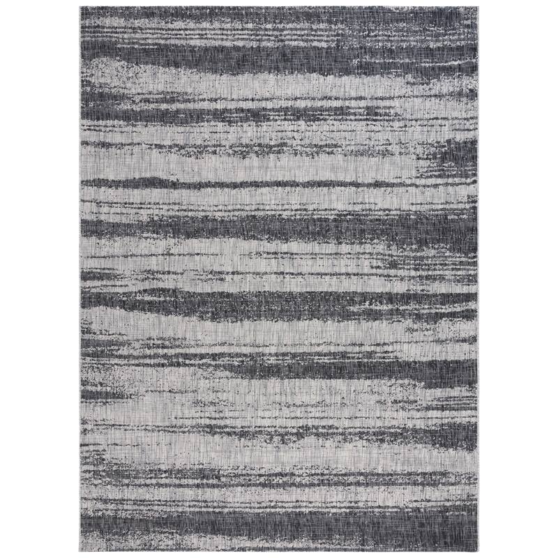 SAFAVIEH Courtyard Huner Casual Waterproof Patio Backyard Rug