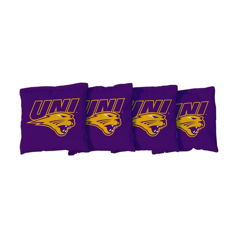 Northern Iowa Panthers Purple Cornhole Bags - Corn Filled