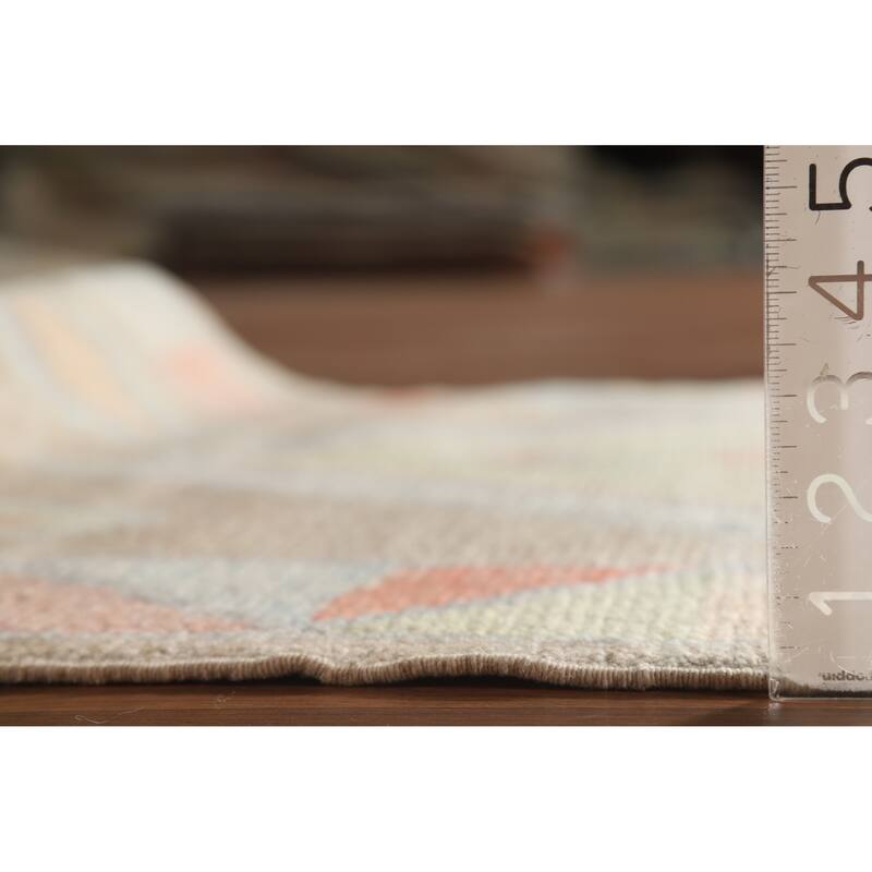 Hand Knotted Oriental 100% Wool Carpet Transitional Geometric Brown Oushak Runner Rug - 8' 8'' X 3' 0''