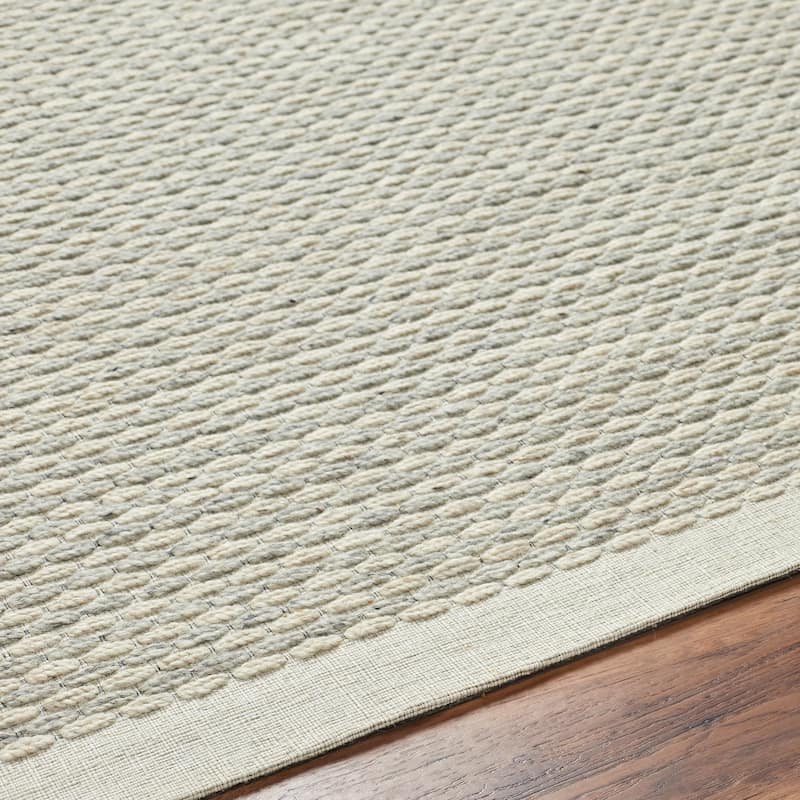 Abercom Handmade Casual Farmhouse Wool Area Rug