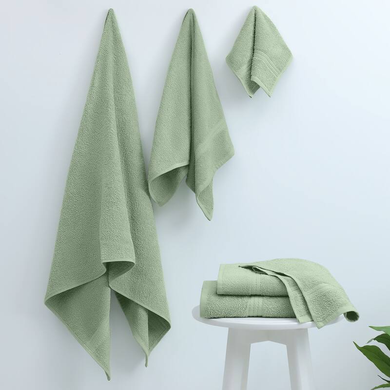 Superior Miami 100% Cotton 6-Piece Towel Set - Lightweight & Quick Drying