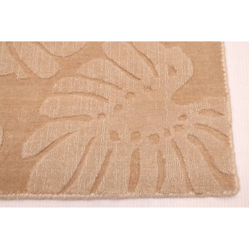 ECARPETGALLERY Hand Loomed Kashkuli Gabbeh Beige Wool Rug - 9'8 x 10'7