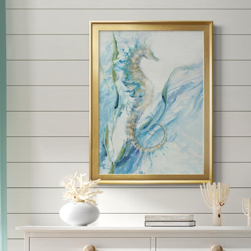 New Seahorse Premium Framed Canvas - Ready to Hang