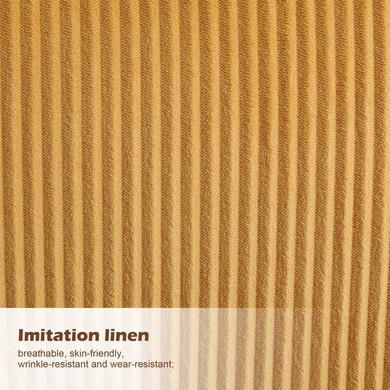 2 Set Upholstered Lounge Arm Chair with Pillow - Set of 2