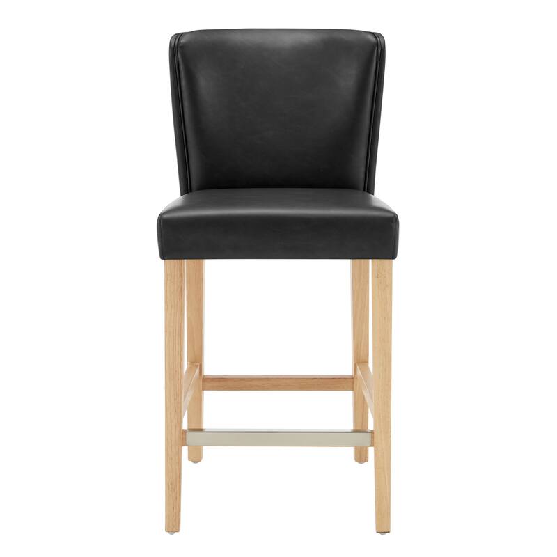 NPD Furniture Albie KD Faux Leather Counter Stool