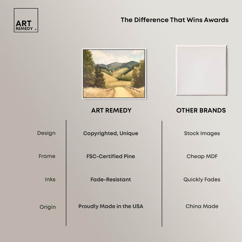 Summer Fields Canvas by Art Remedy