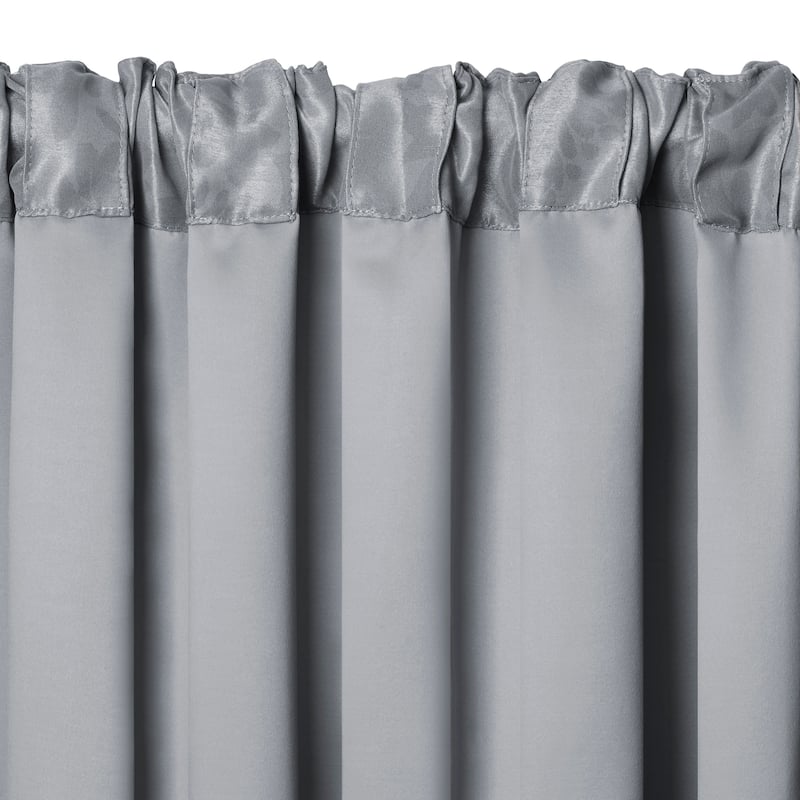 Elrene Antonia Blackout Rod Pocket/Back Tab Curtain Panel