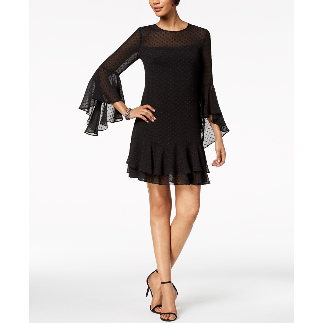 vince camuto chiffon dress